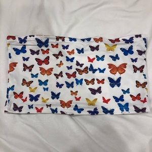 butterfly crop tops